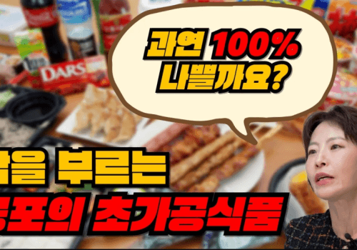 식탁 위 암 유발자, 초가공식품이란? 제대로 알고 드세요!